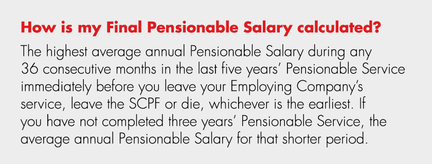 How is my Final Pensionable Salary calculated? The highest average annual Pensionable Salary during any 36 consecutiv...
