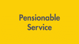 Pensionable Service 