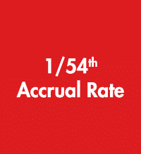 1/54th Accrual Rate