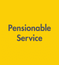 Pensionable Service 