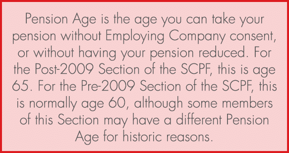 Pension Age is the age you can take your pension without Employing Company consent, or without having your pension re...